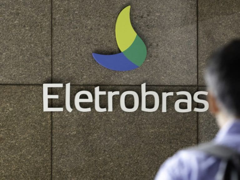 Imagen del logo de la estatal eléctrica brasilera Eletrobras