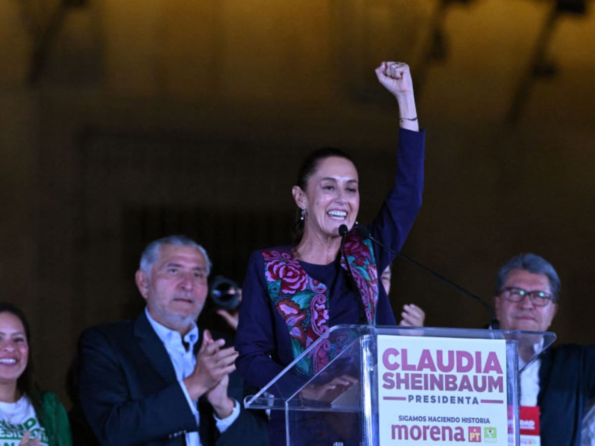 Claudia Sheinbaum arrasa en las elecciones y se convierte en la primera mujer presidenta de México