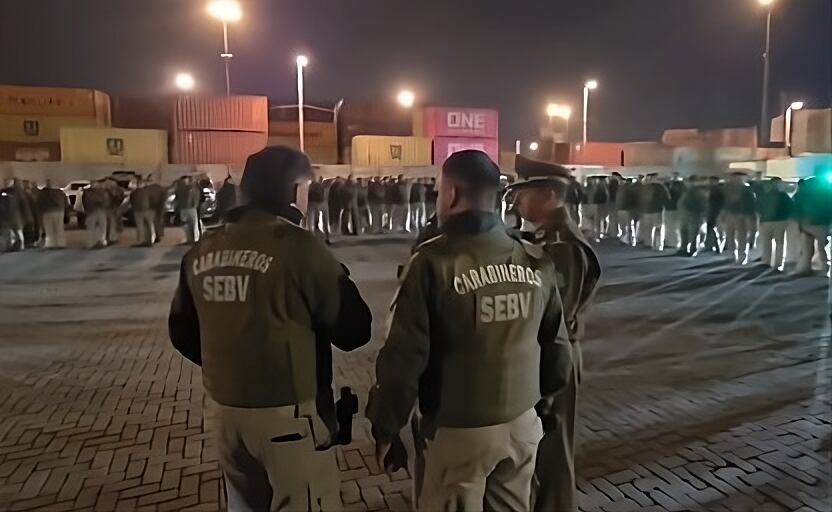 Desarticulan 3 bandas criminales en operativo que dejó 16 detenidos en cinco comunas de Chile