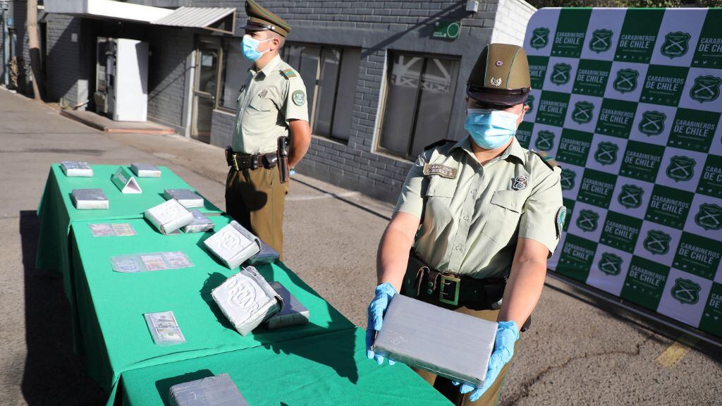 Parte de lo incautado por la policía uniformada. / Agencia Uno.