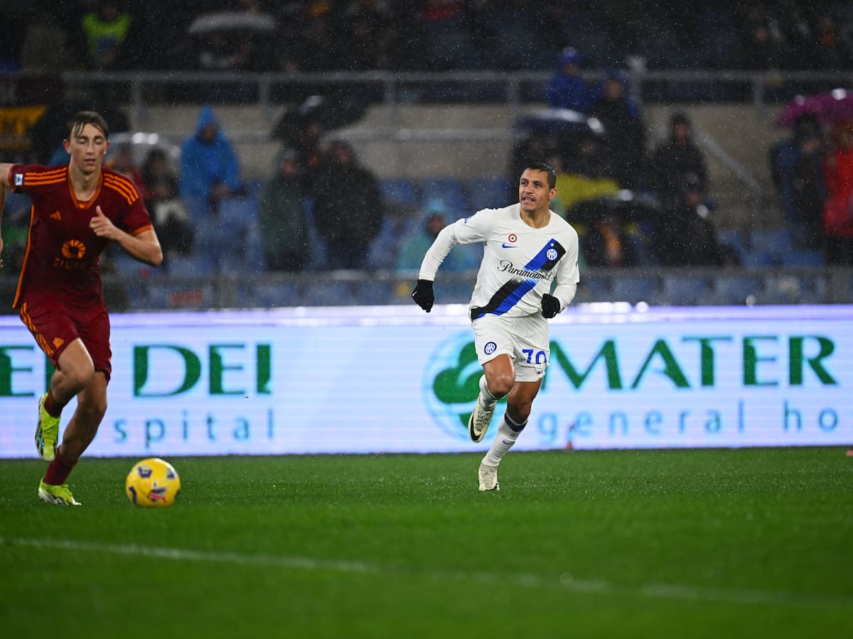 Participó de un gol y casi anota: Alexis Sánchez dice presente en goleada del Inter ante la Roma por la Serie A