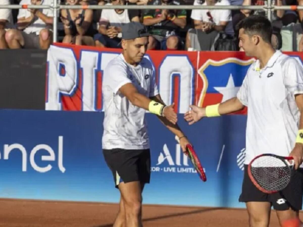 Alejandro Tabilo y Tomás Barrios se metieron en las semifinales del dobles en el Chile Open 2024