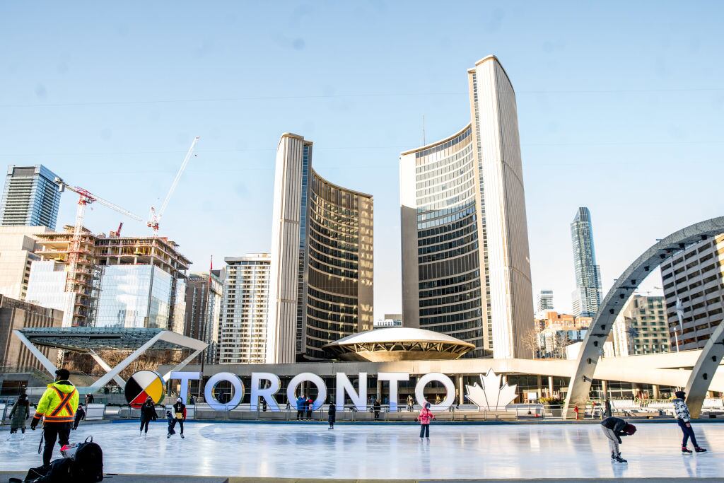 La plaza Nathan Phillip de Toronto