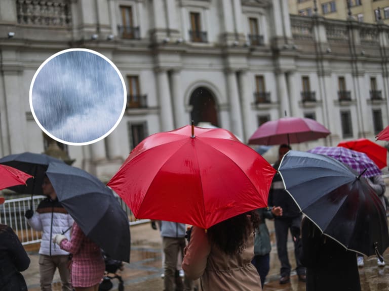 Se acerca la lluvia a Santiago: a esta hora comenzarían las precipitaciones este miércoles 4 de febrero en la capital