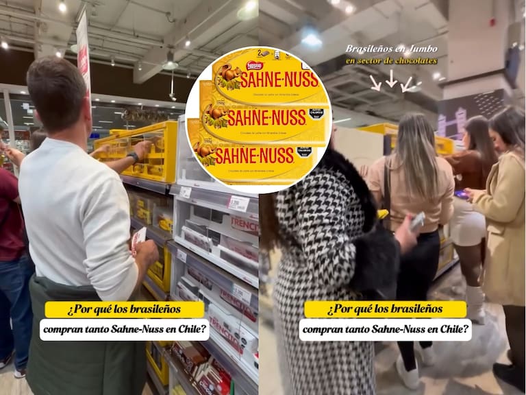 ¿Por qué los brasileños compran tanto chocolate Sahne-Nuss en los supermercados de Chile? La respuesta al misterio
