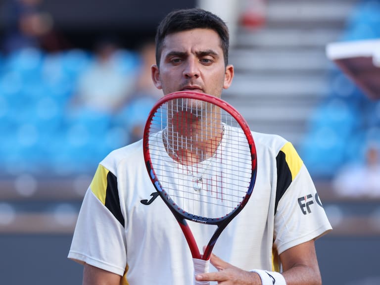 Con Ancelotti de testigo y un discutible punto en su contra: Barrios pierde en la primera ronda de Río de Janeiro