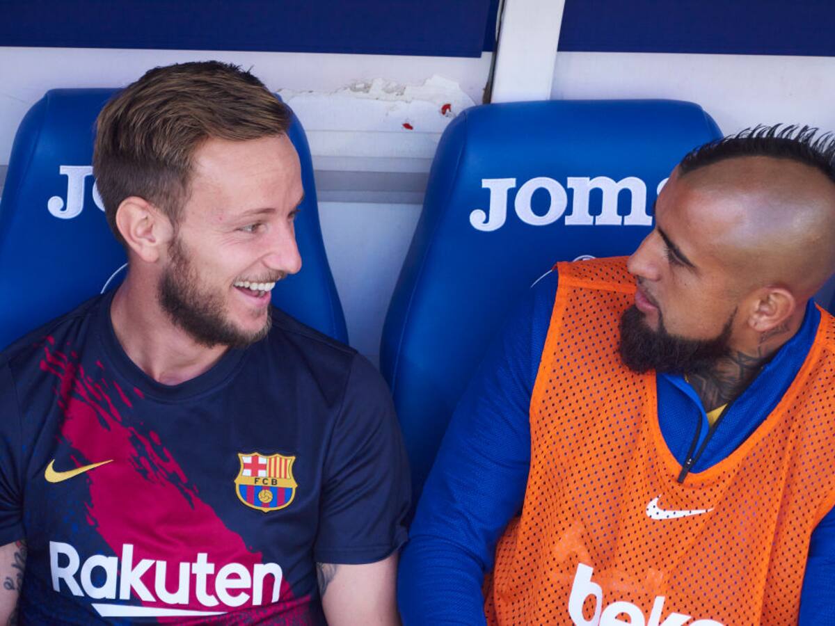 Iván Rakitic cuestionó la titularidad de Arturo Vidal en el FC Barcelona