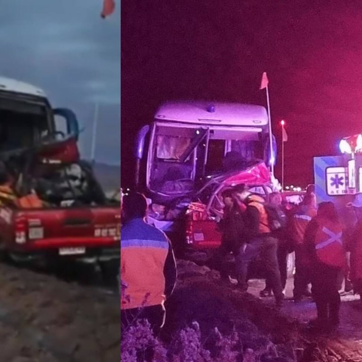 Tragedia en San Pedro de Atacama: choque entre bus y automóvil deja cuatro muertos