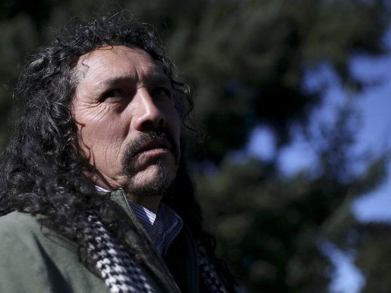 01 de Agosto del 2018/VILLARRICAVíctor Ancalaf, ex miembro de la CAM, durante el encuentro 3xi, organizado por la CPC, en el que asistieron empresarios, emprendedores, alcaldes mapuches y directivos de forestales, en el Balneario BancoEstado de la Ciudad de Villarrica.
FOTO:CRISTOBAL ESCOBAR/ AGENCIAUNO