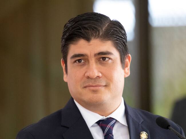 El presidente costarricense Carlos Alvarado