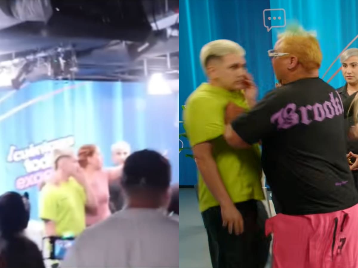 “Te voy a sacar la con...” y “basura”: liberan detrás de cámaras de fea pelea en programa chileno