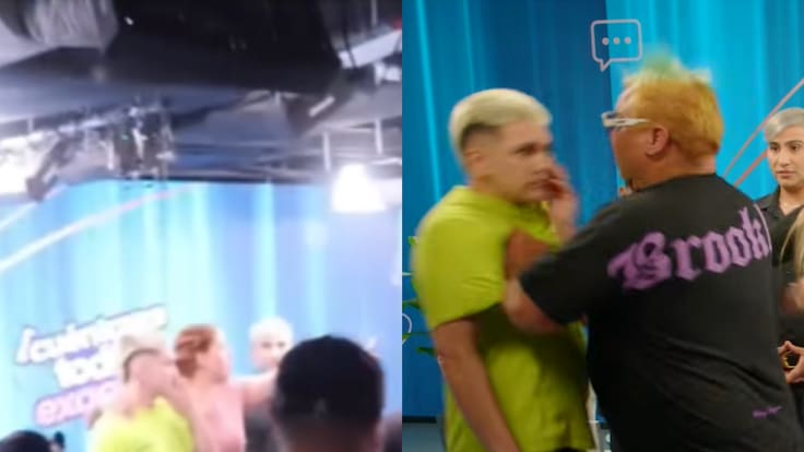 “Te voy a sacar la con...” y “basura”: liberan detrás de cámaras de fea pelea en programa chileno