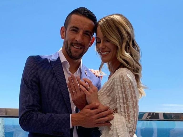 Gala Caldirola y Mauricio Isla