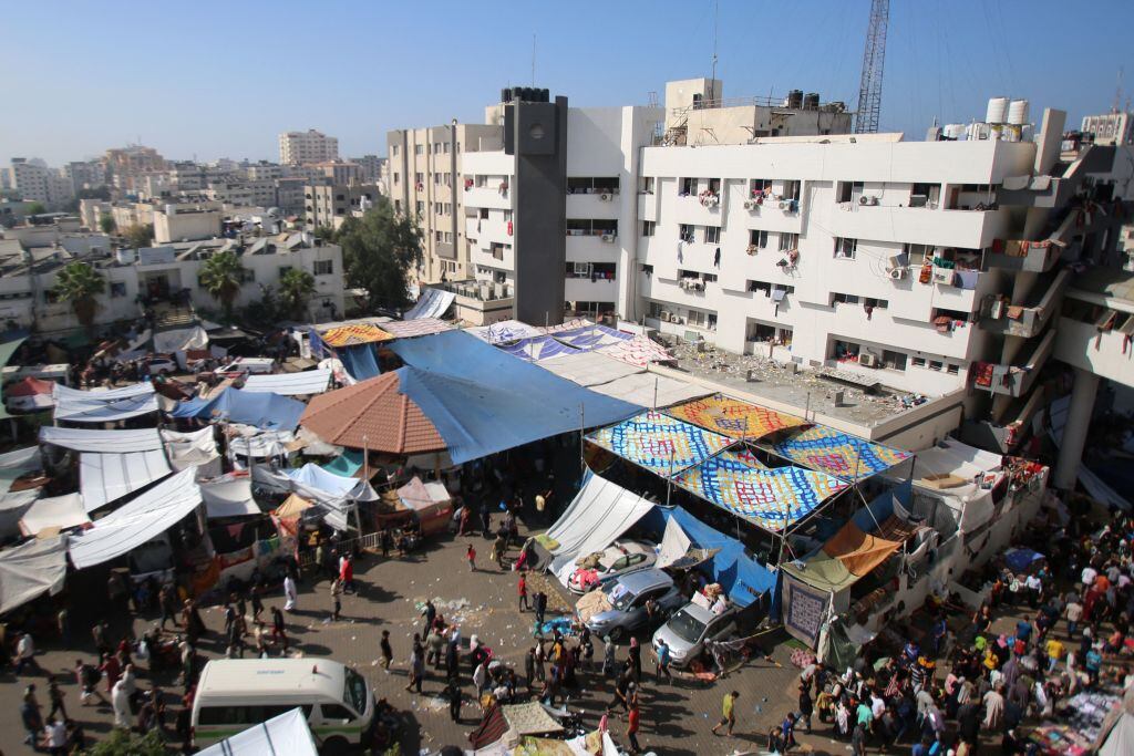 El Hospital Al Shifa en Gaza antes de la invasión de militares israelíes