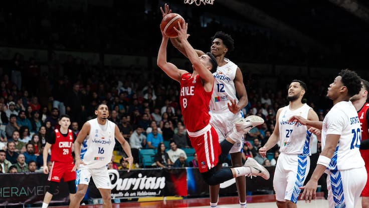Se quedaron a un punto de remontar: Chile cae ante Venezuela y queda prácticamente fuera del Mundial de Básquetbol 2027