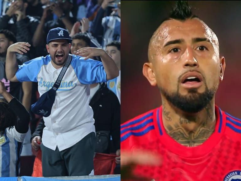 Hinchas argentinos no perdonan a Arturo Vidal tras victoria de Argentina