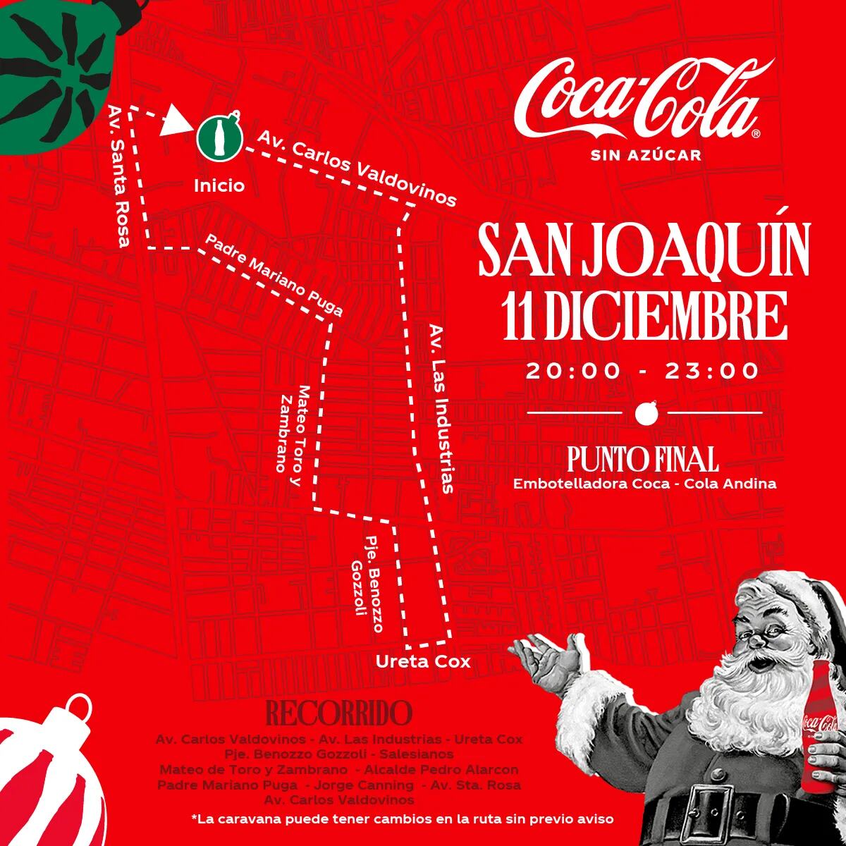 Caravana Navideña Coca-Cola San Joaquín