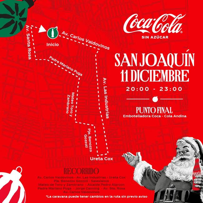 Caravana Navideña Coca-Cola San Joaquín
