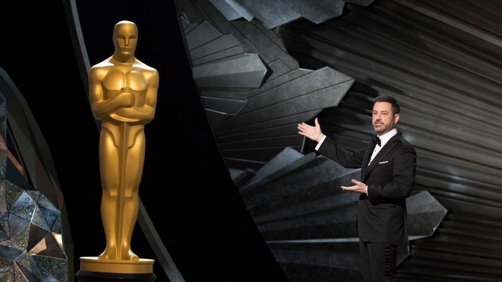 THE OSCARS(r) - The 90th Oscars(r) broadcasts live on Oscar(r) SUNDAY, MARCH 4, 2018, at the Dolby Theatre® at Hollywood & Highland Center® in Hollywood, on the Disney General Entertainment Content via Getty Images Television Network. (Ed Herrera via Getty Images)JIMMY KIMMEL