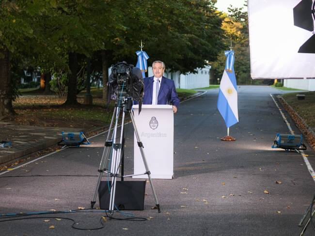Alberto Fernández en la Quinta de Olivos