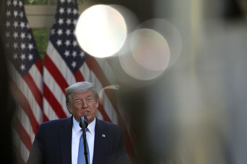 El mandatario republicano Donald Trump