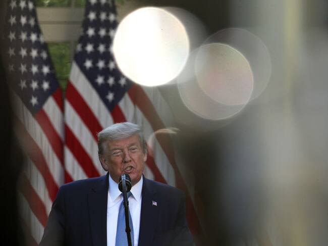 El mandatario republicano Donald Trump