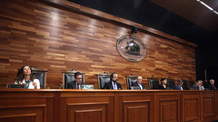 05 de Marzo 2020/ SANTIAGO
Ministros del Tribunal Constitucional, durante el fallo por caso de pareja de lesbianas que buscan el reconocimiento en Chile de matrimonio efectuado en España, en Tribunal Constitucional, Santiago.
FOTO: AILEN DÍAZ/AGENCIAUNO