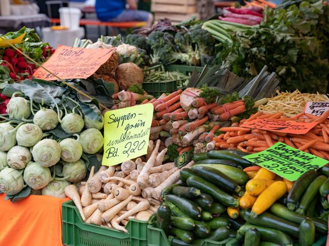 Alza en los precios de los alimentos muestra la inflación en Fráncfort
