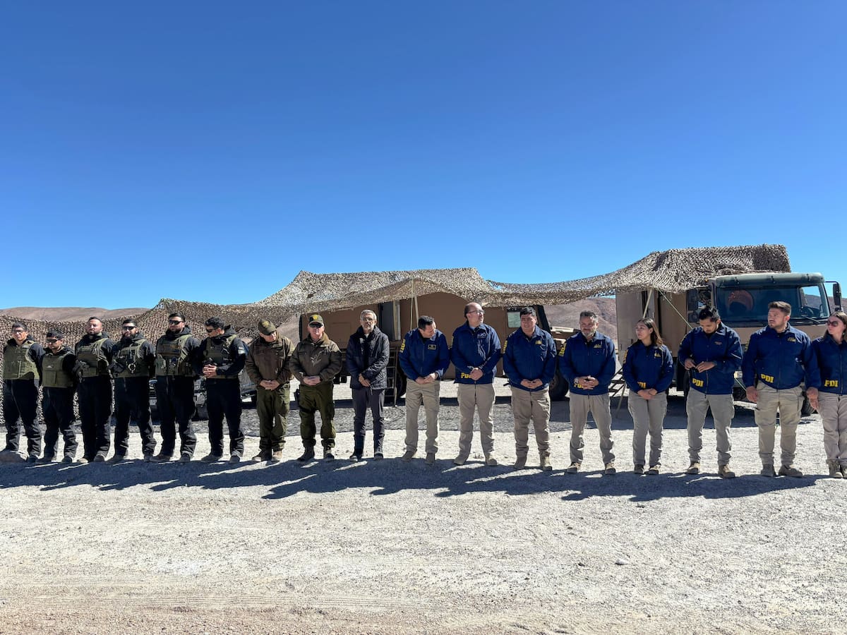 Ministro Cordero supervisa medidas de seguridad en la frontera norte junto a jefes policiales