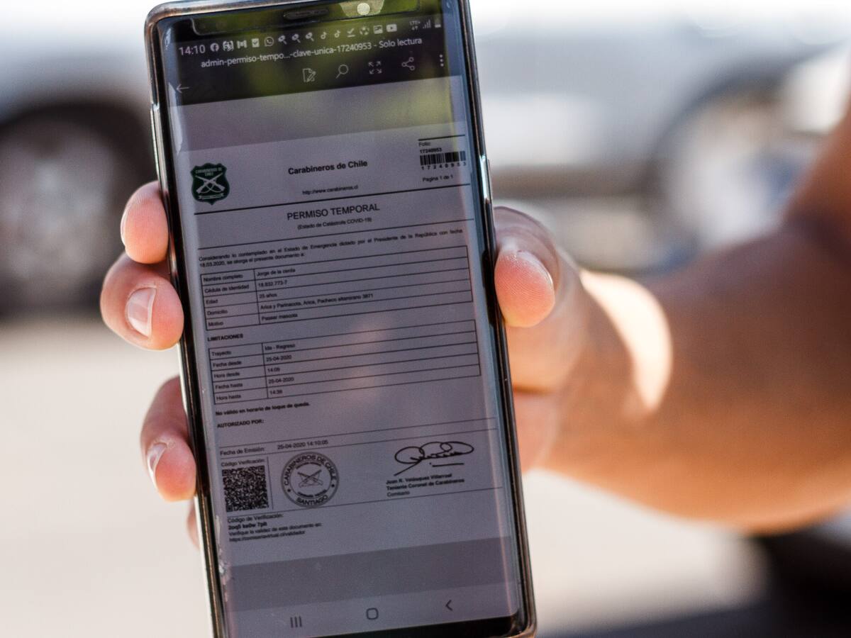 Este es el nuevo instructivo disponible en Comisaría Virtual: Dos permisos a la semana