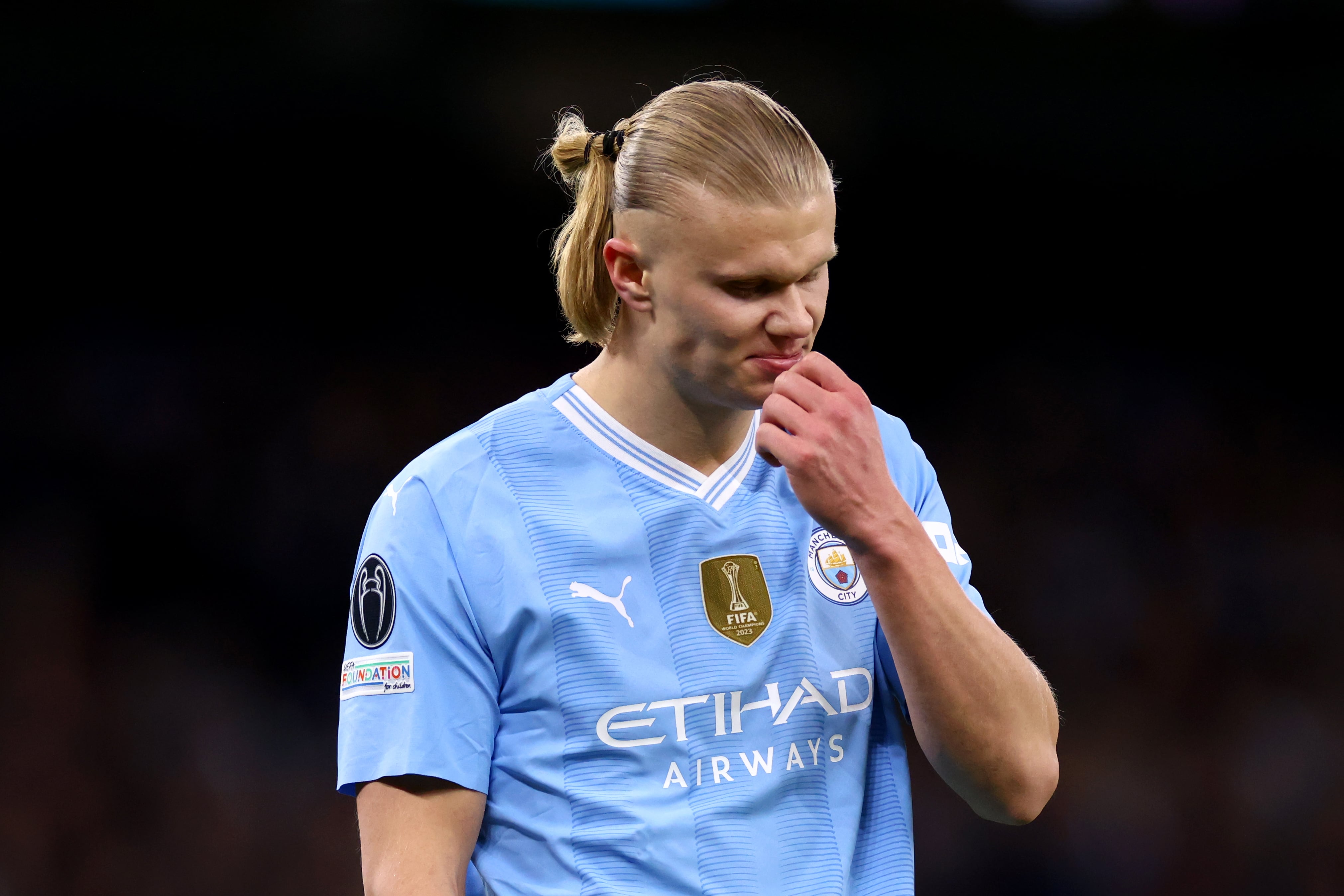 Erling Haaland vivió una serie para el olvido ante los "merengues" | Getty Images