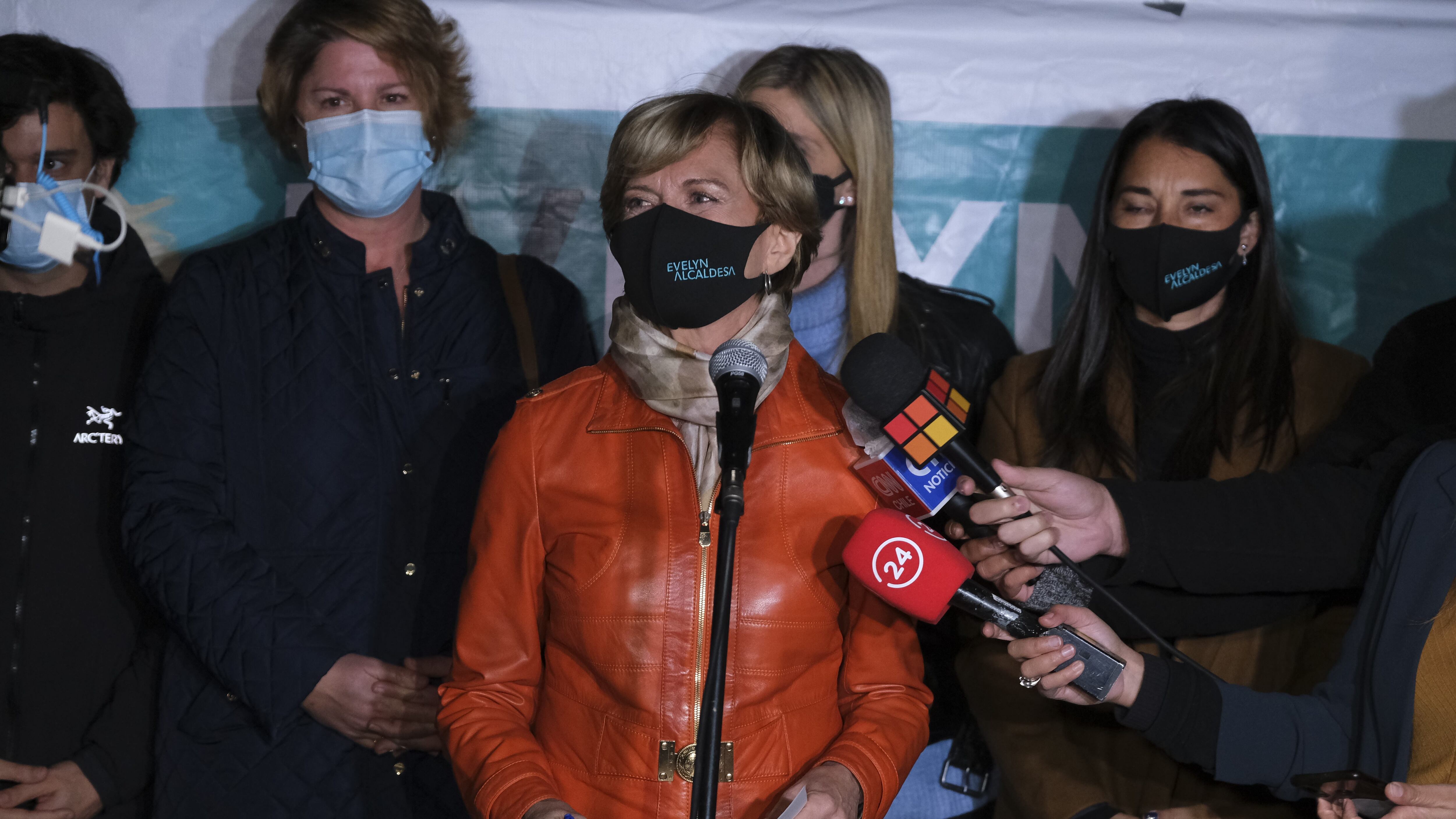 16 De Mayo del 2021.Alcaldesa Evelyn Matthei realiza punto de prensa tras haber sido reelecta como alcaldesa de la comuna de Providencia.
FOTO: DANIEL ARAYA MARTIN/AGENCIAUNO