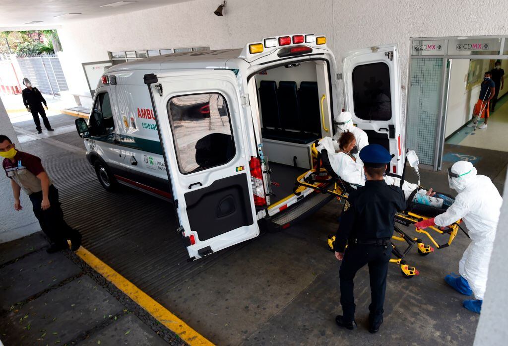 Una persona sospechosa de contagio del Covid-19 en México