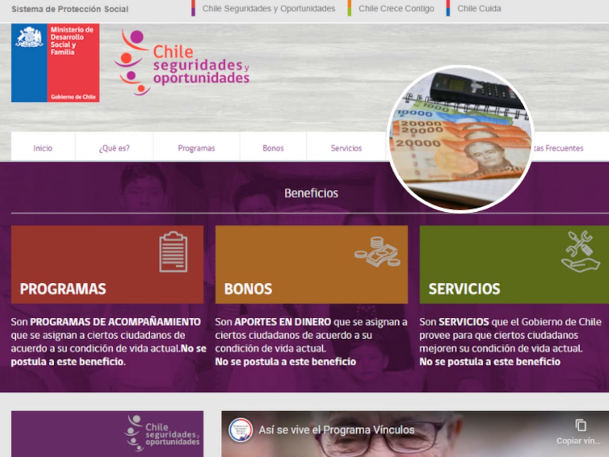 Qué es y cómo acceder a Chile Seguridades y Oportunidades: el requisito para recibir diversos bonos y ayudas del Estado