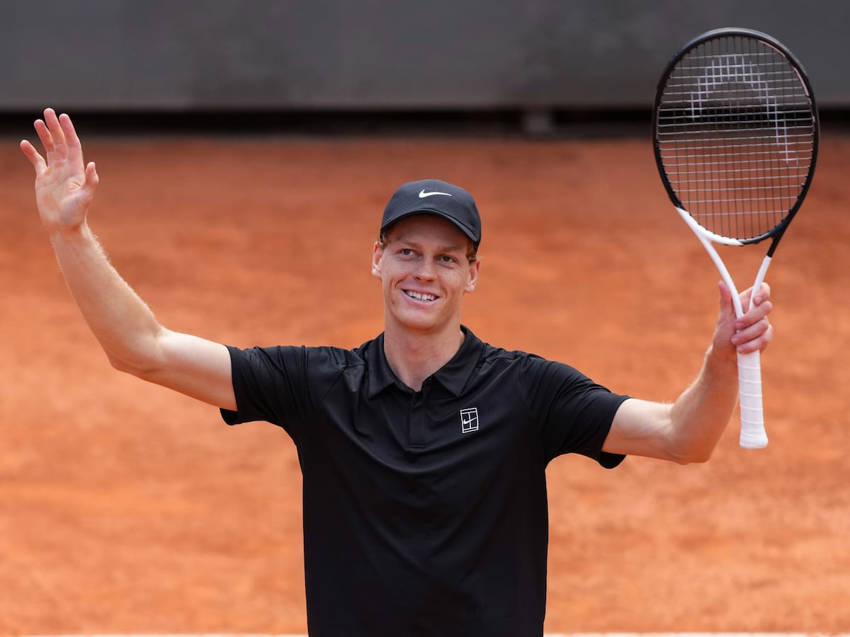 Sinner sigue imparable y este domingo buscará en Roma otro registro histórico en el tenis mundial