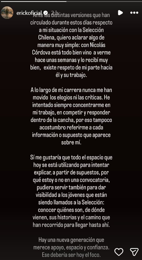 Captura: @erickoficial en Instagram