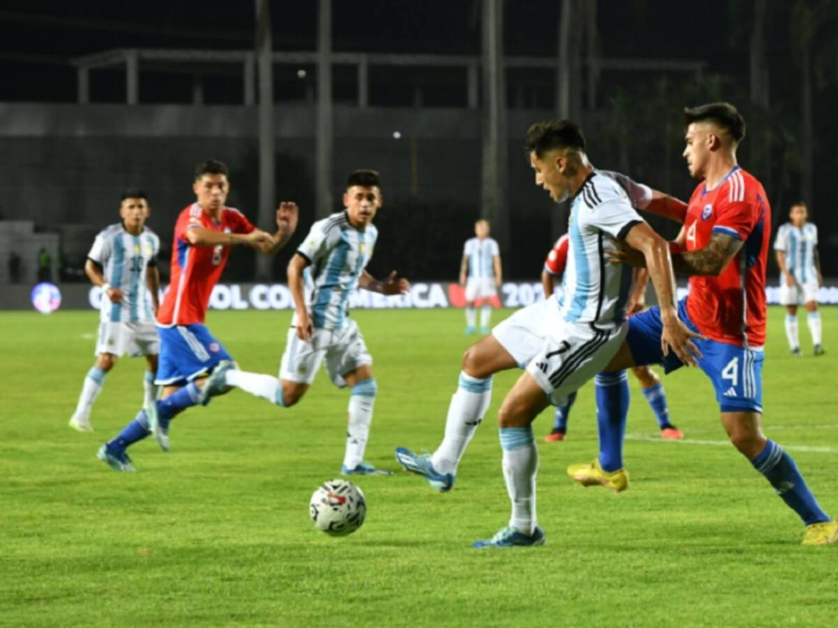 Fracaso absoluto: Argentina humilla a Chile con catastrófico marcador y la elimina tempranamente del Preolímpico sub 23