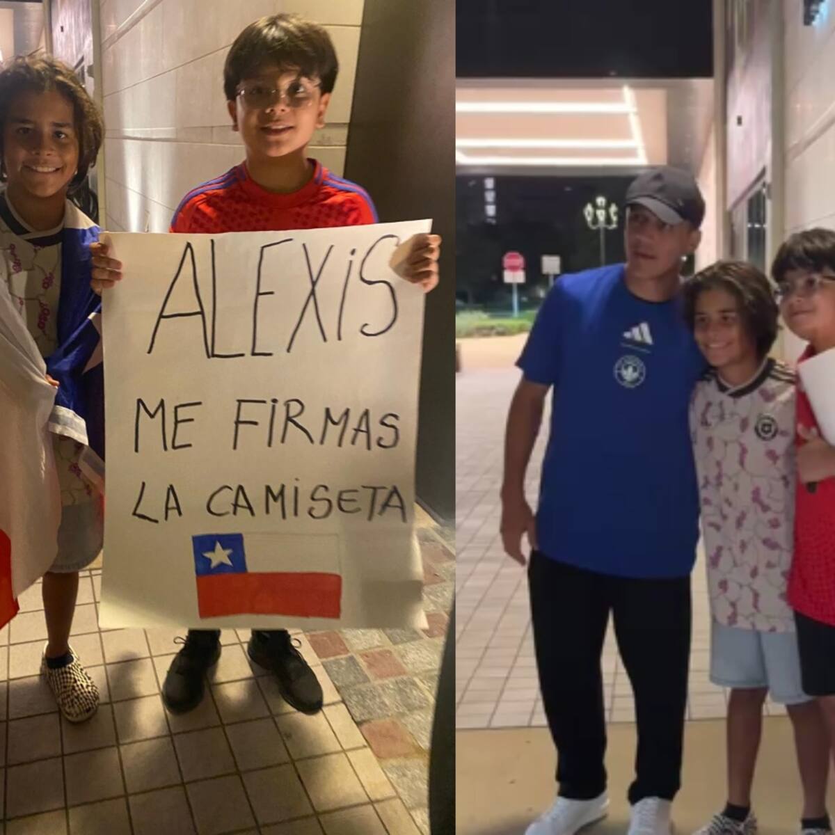 Niño chileno fue a ver a Alexis Sánchez a Miami, llegó tarde, pero hubo final feliz: gran gesto del futbolista