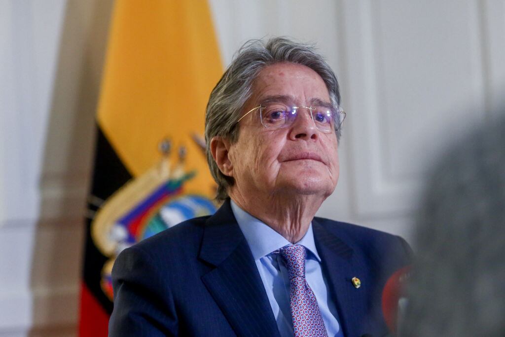 El presidente de Ecuador Guillermo Lasso en una visita oficial a España