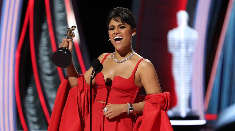 THE OSCARS® The 94th Oscars® aired live Sunday March 27, from the Dolby® Theatre at Ovation Hollywood at 8 p.m. EDT/5 p.m. PDT on ABC in more than 200 territories worldwide. (ABC via Getty Images)ARIANA DEBOSE