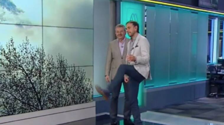 Rodrigo Sepúlveda protagonizó divertido momento en meganoticias alerta.