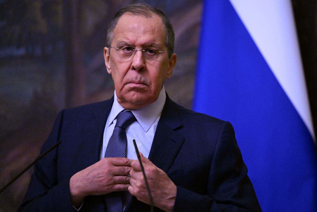 El ministro de relaciones exteriores de Rusia Sergei Lavrov