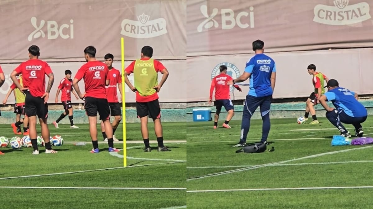 Con solo tres jugadores de la nómina en cancha: La Roja comenzó sus entrenamientos para los amistosos en Norteamérica