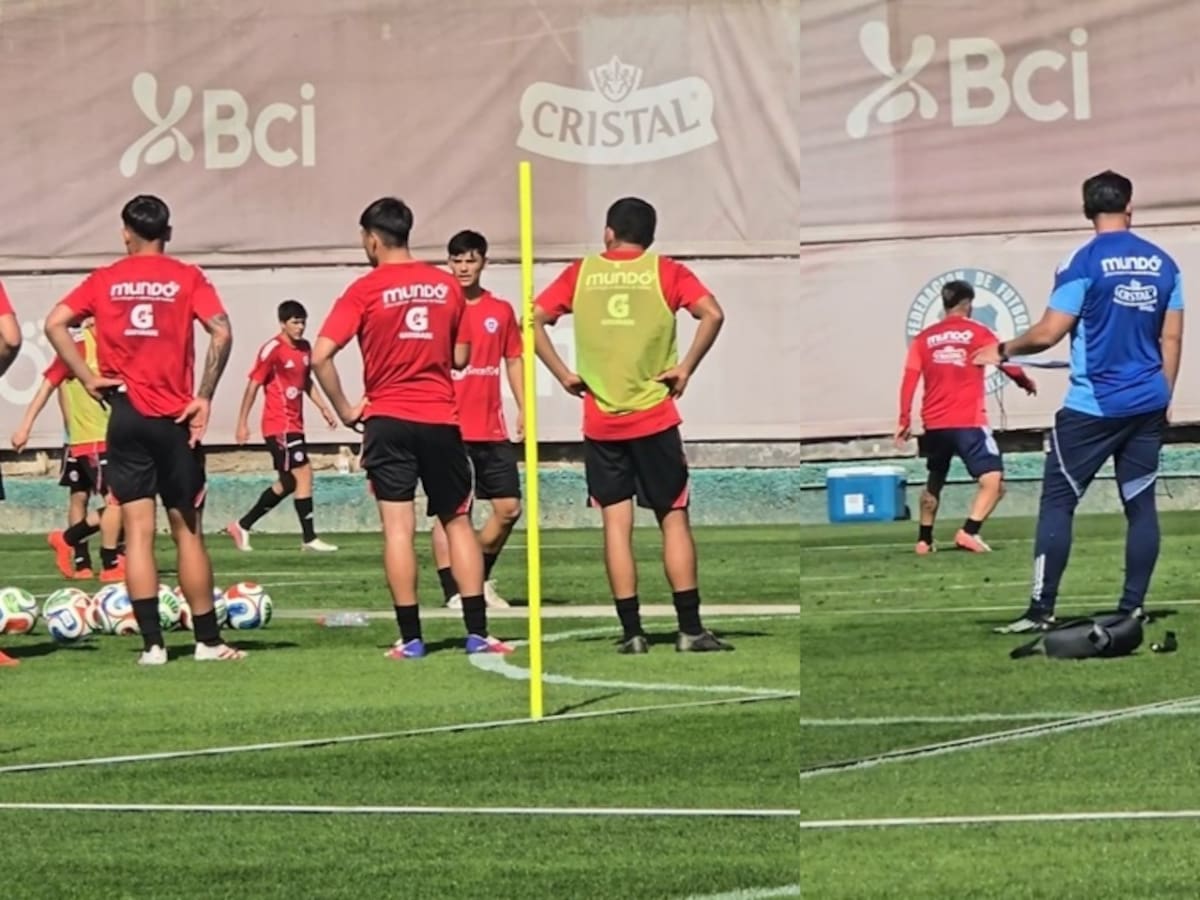 Con solo tres jugadores de la nómina en cancha: La Roja comenzó sus entrenamientos para los amistosos en Norteamérica