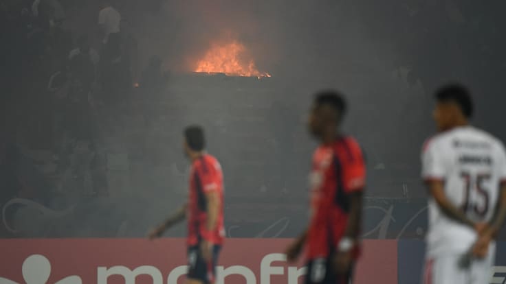 Caos en Copa Libertadores: Independiente Medellín vs. Flamengo fue cancelado por disturbios de la barra local