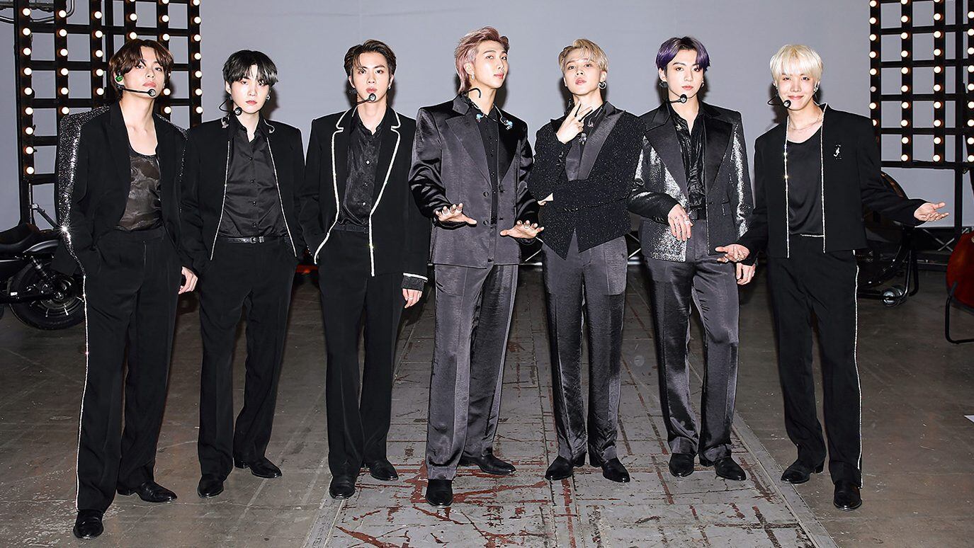 BTS (V, Suga, Jin, RM, Jimin, Jungkook, and J-Hope) Billboard Music Awards 2021