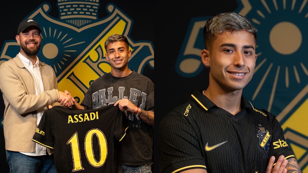 AIK hace oficial el fichaje de Lucas Assadi: el detalle de su contrato que marca su nuevo desafío en Europa