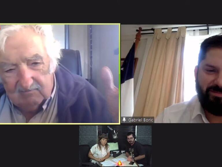 Gabriel Boric y Pepe Mujica