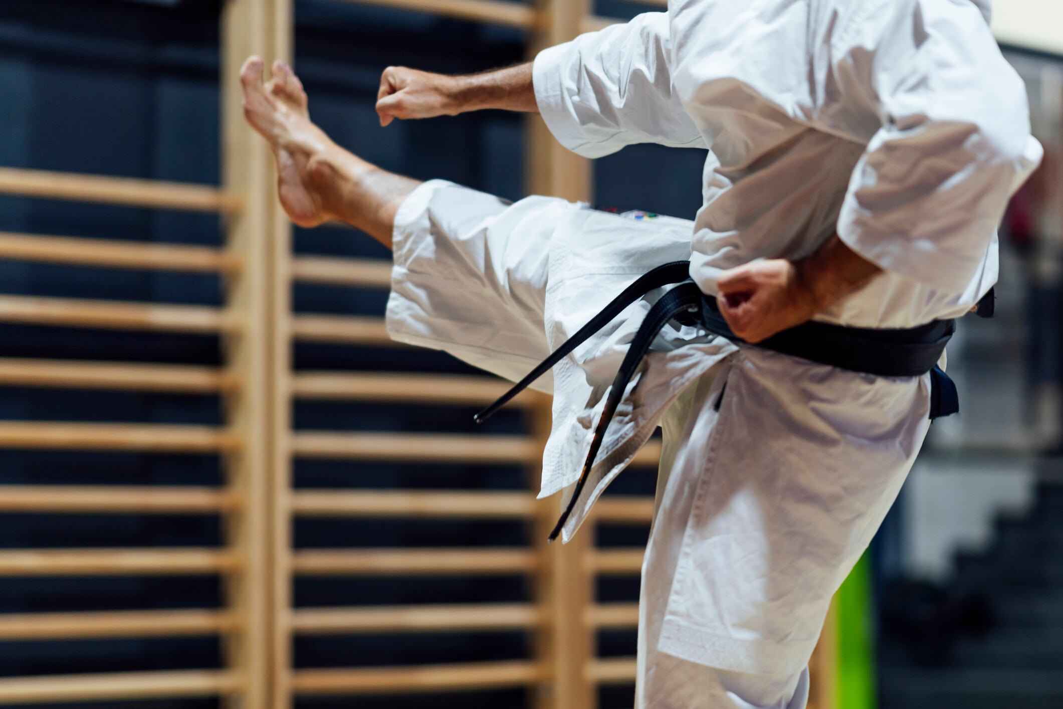 Madrid Spain, karate session