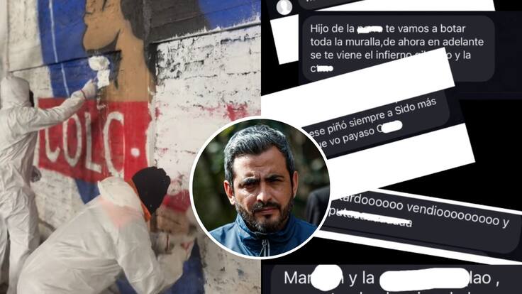 “Se te viene el infierno”: alcalde de San Bernardo denuncia amenazas de muerte tras limpieza de murales ligados a barristas